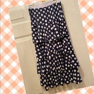 Girls custom ruffle skirt